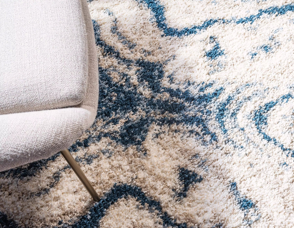 Quinten - Marble Color-Mix Shaggy Rug
