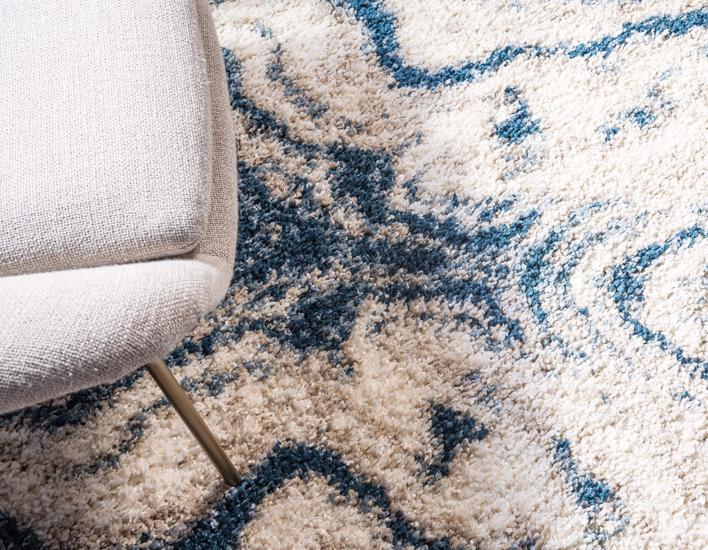 Quinten - Marble Color-Mix Shaggy Rug