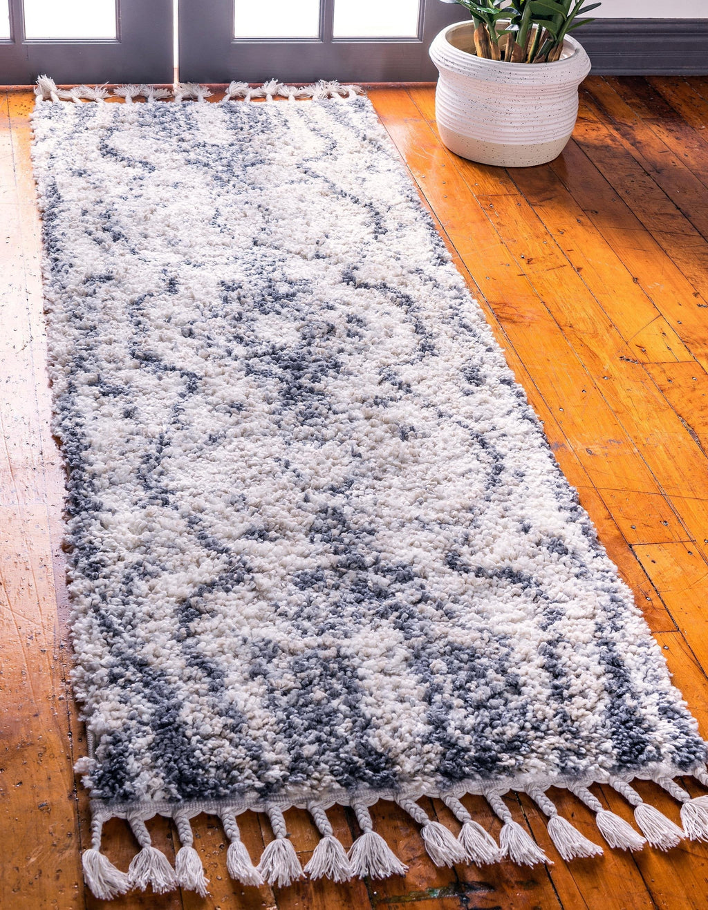 Quinten - Marble Color-Mix Shaggy Rug