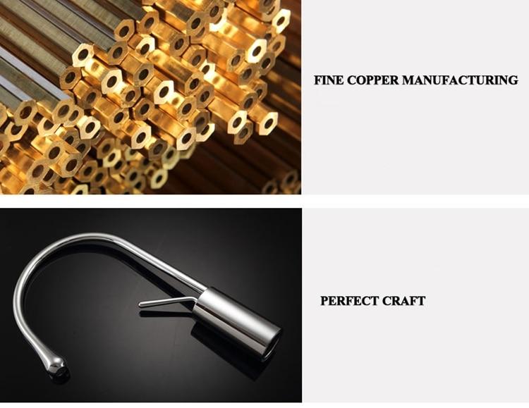 Raffeto - Brass Gooseneck Bathroom Faucet