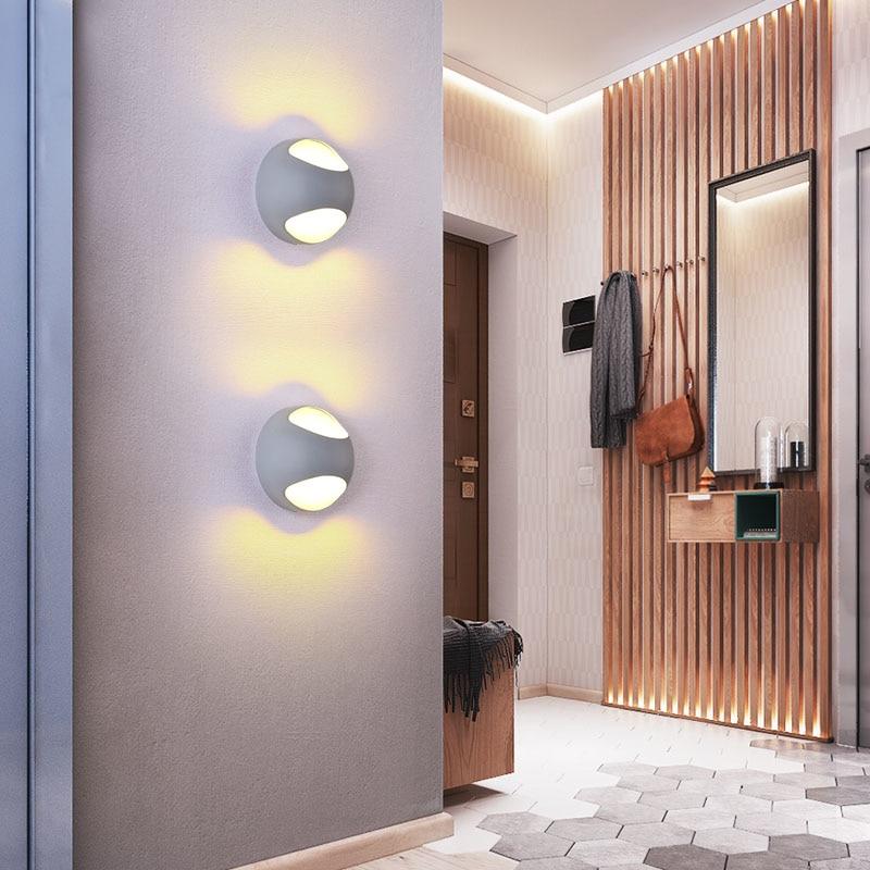 Acacia - Modern Nordic Light-Reflection Round Lamp